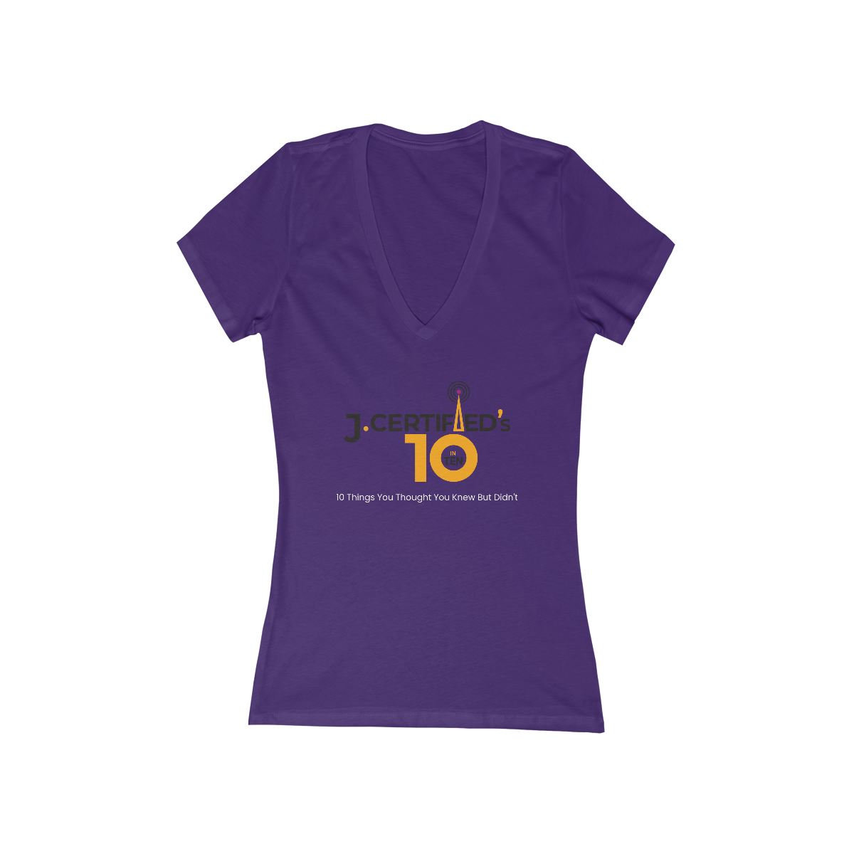 10 in Ten Tee-Purple